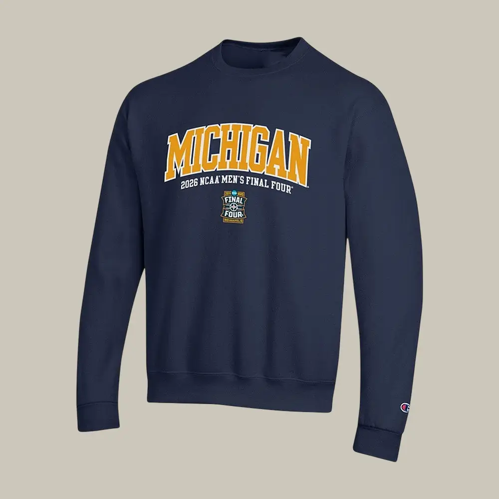 Michigan National Championships Sweatshirt NCAA Men's Basketball Clothing Line