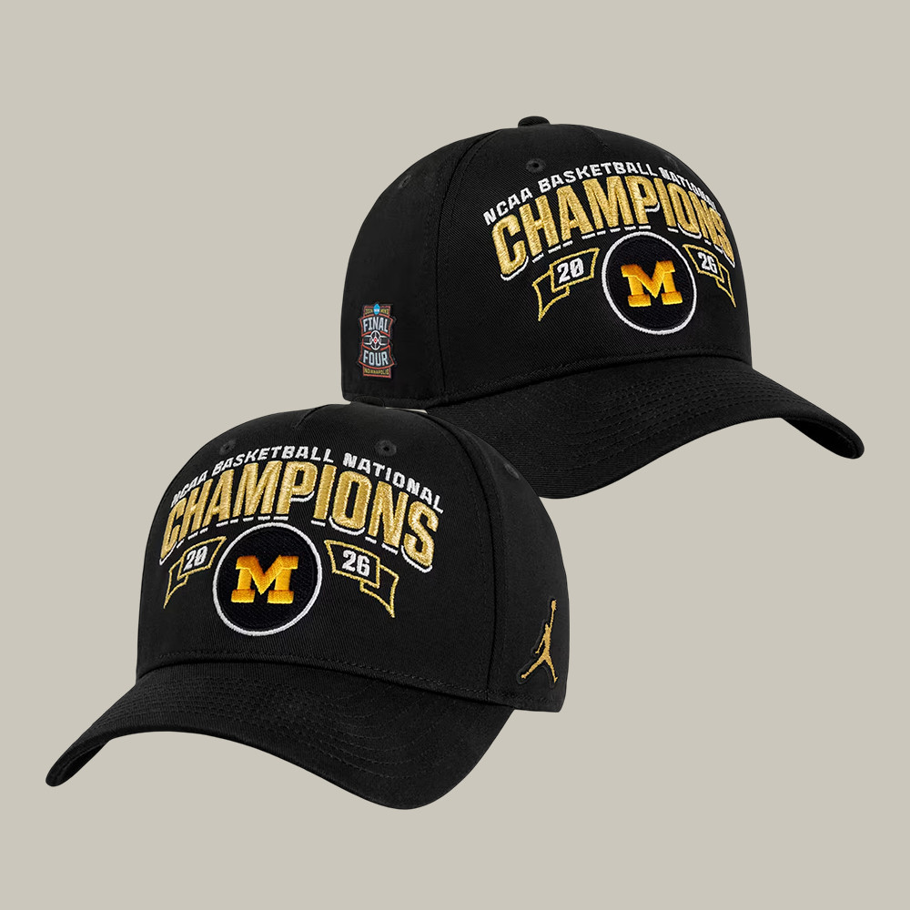 Michigan Wolverines 2026 NCAA Basketball Final Four Hat Michigan Championship Merch Fans Gear