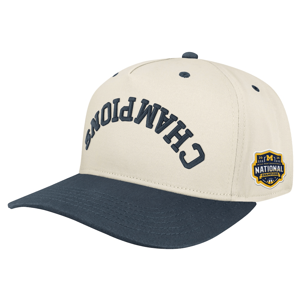 Michigan Wolverines 2026 NCAA Hat Men's Basketball National Champions Cap Gift For Stadium Goers