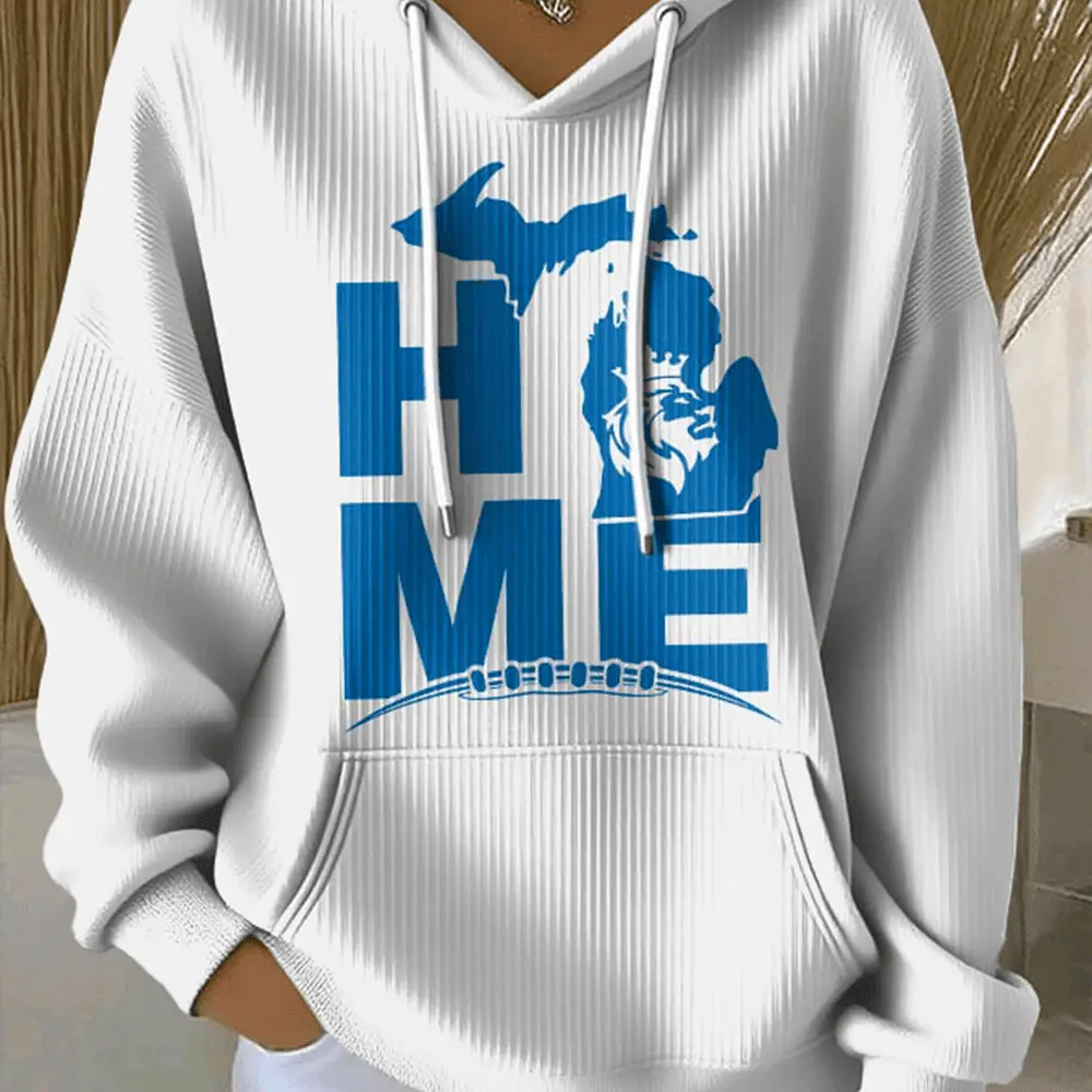 Michigan Wolverines Football Hoodie Michigan Wolverines Merch Football Lover Gift
