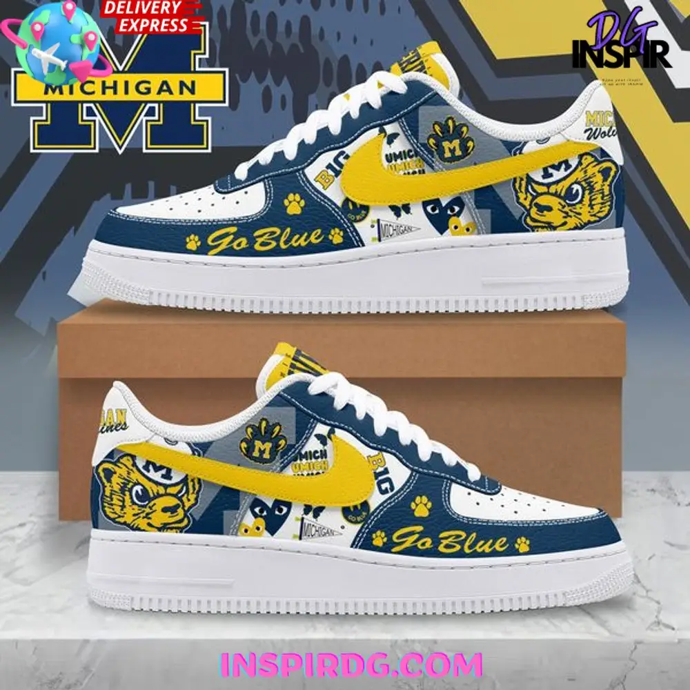 Michigan Wolverines Go Blue Limited Edition Air Force 1