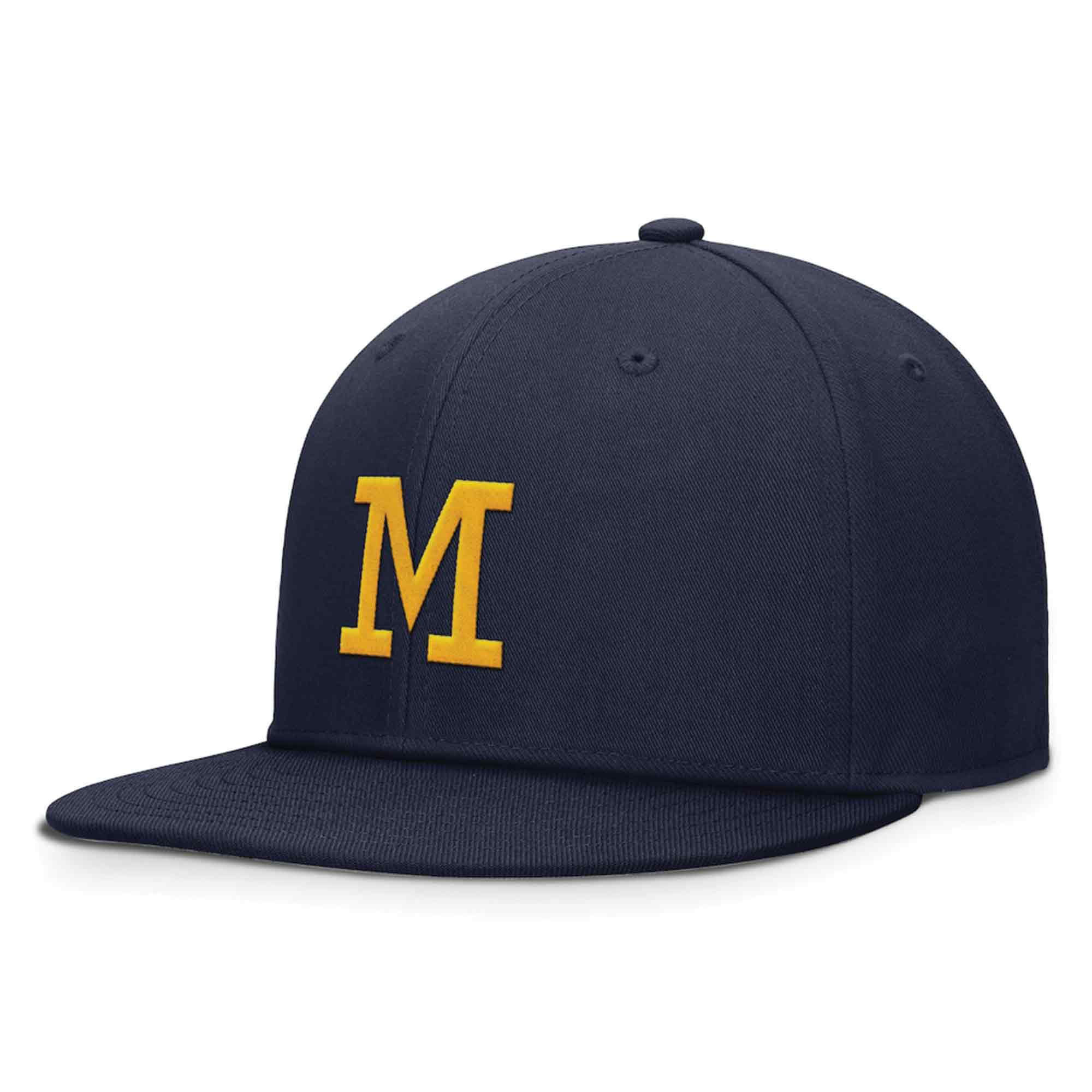Michigan Wolverines Hat Print Michigan Basketball Merch Gift for Wolverines Fans