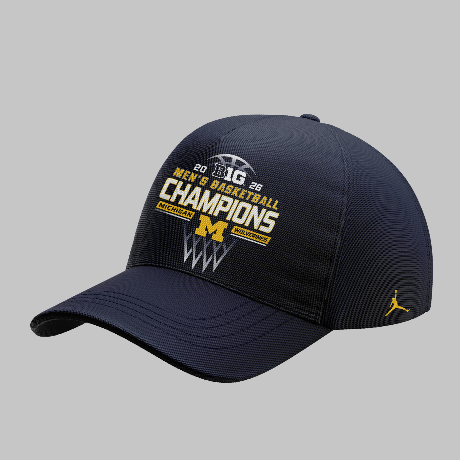 Michigan Wolverines Men's Basketball Merch Hat Big Ten Champions Ball Cap Unique Gift