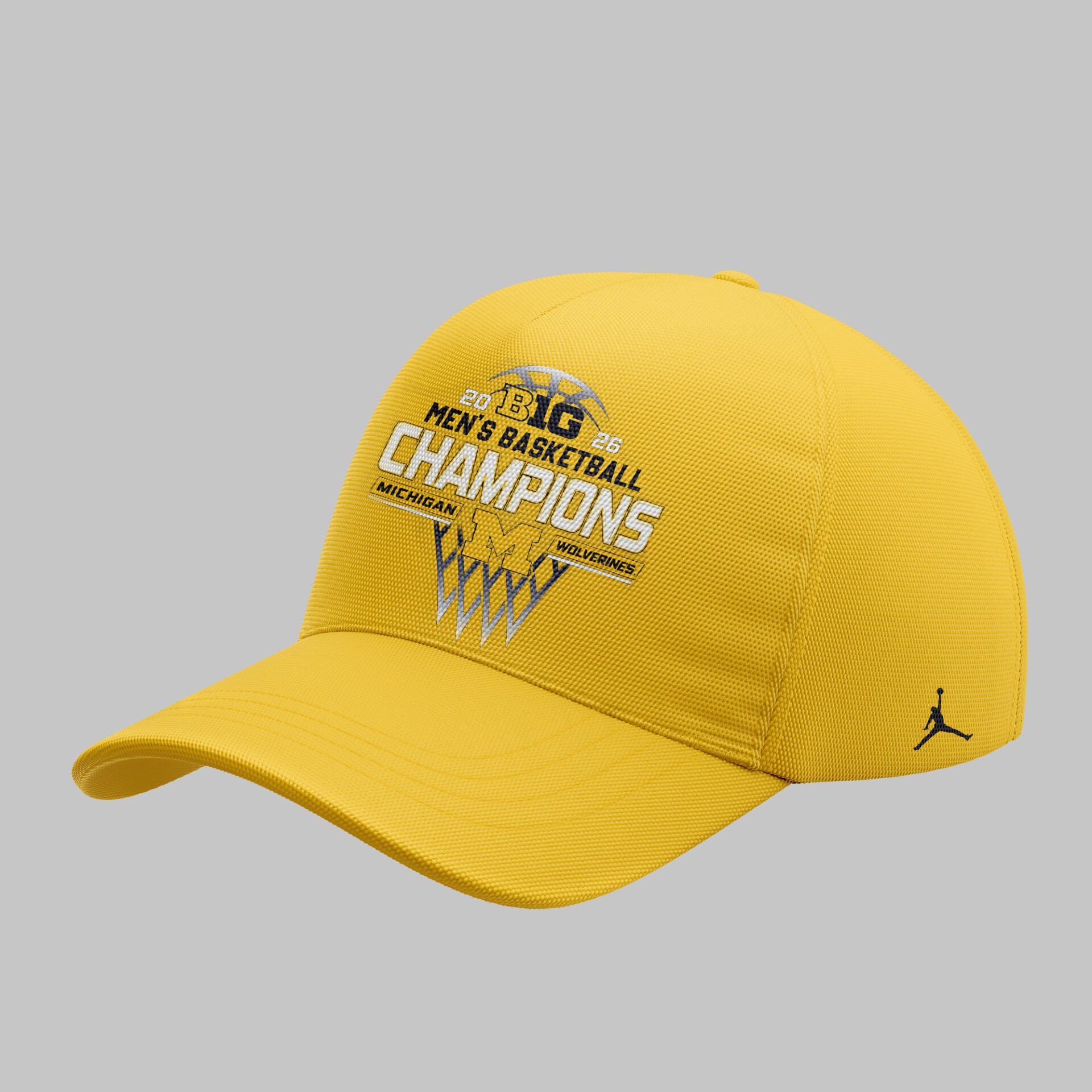 Michigan Wolverines Men's Basketball Merch Hat Big Ten Champions Ball Cap Unique Gift Idea