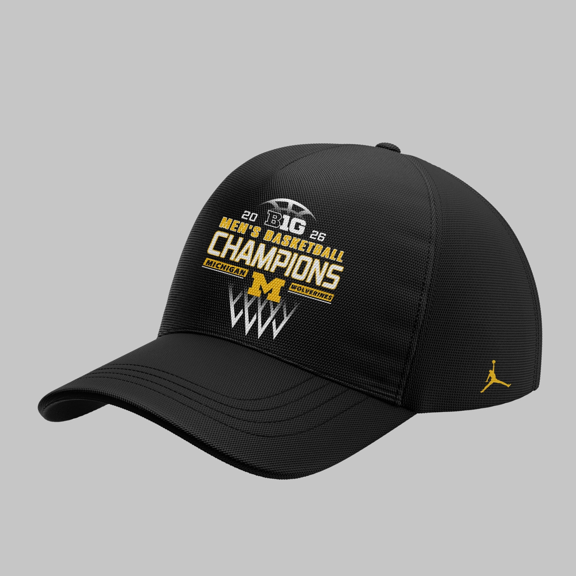 Michigan Wolverines Men's Basketball Merch Jordan Jumpman Hat Gift For Men