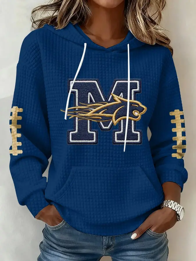 Michigan Wolverines Merch Game Day Hoodie Football Gifts For Girlfriend