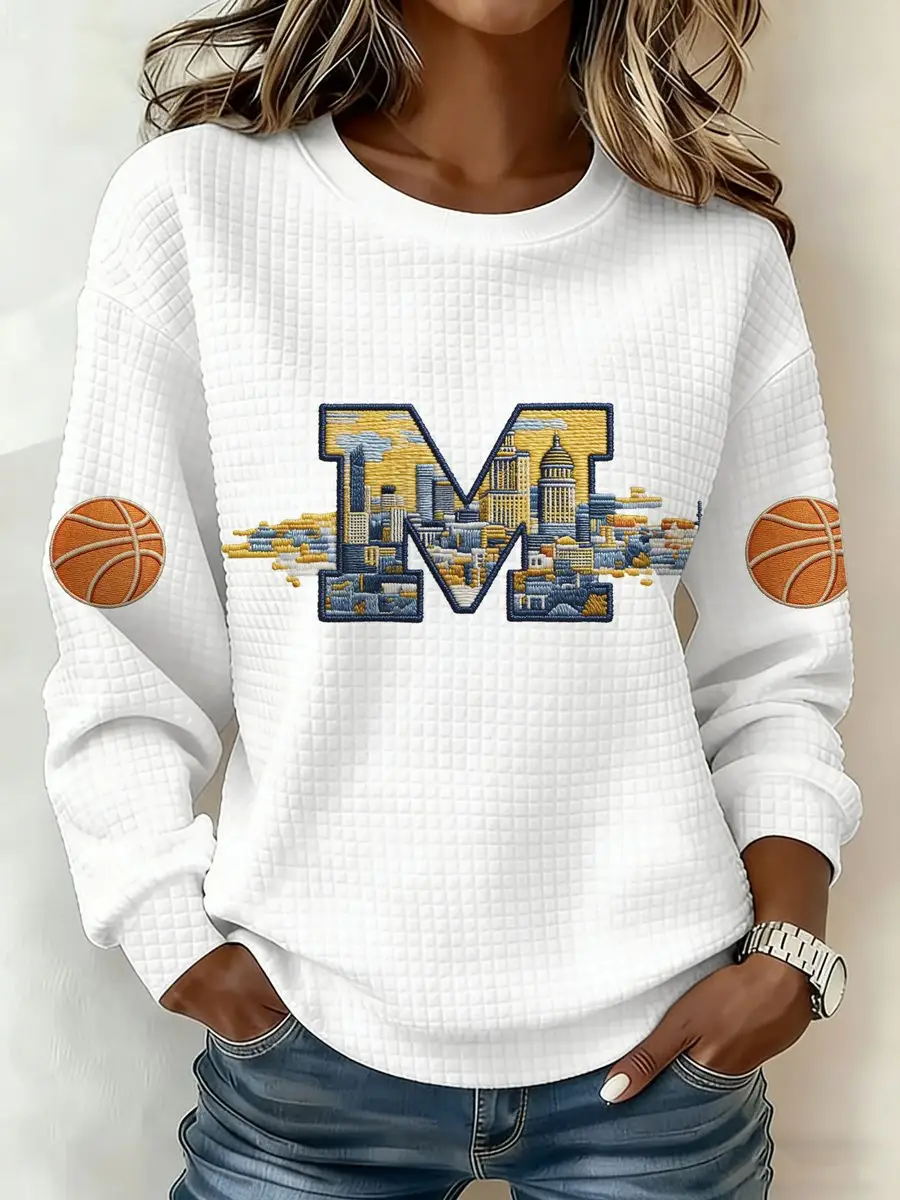 Michigan Wolverines Merch Sweatshirt Michigan Championship Merch Gift for Wife Michigan Wolverines Merch Sweatshirt Michigan Championship Merch Gift for Wife - Image 1