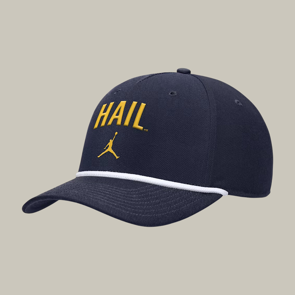 Michigan Wolverines National Championships Hail Rope Hat NCAA Basketball Cap Gift Ideas