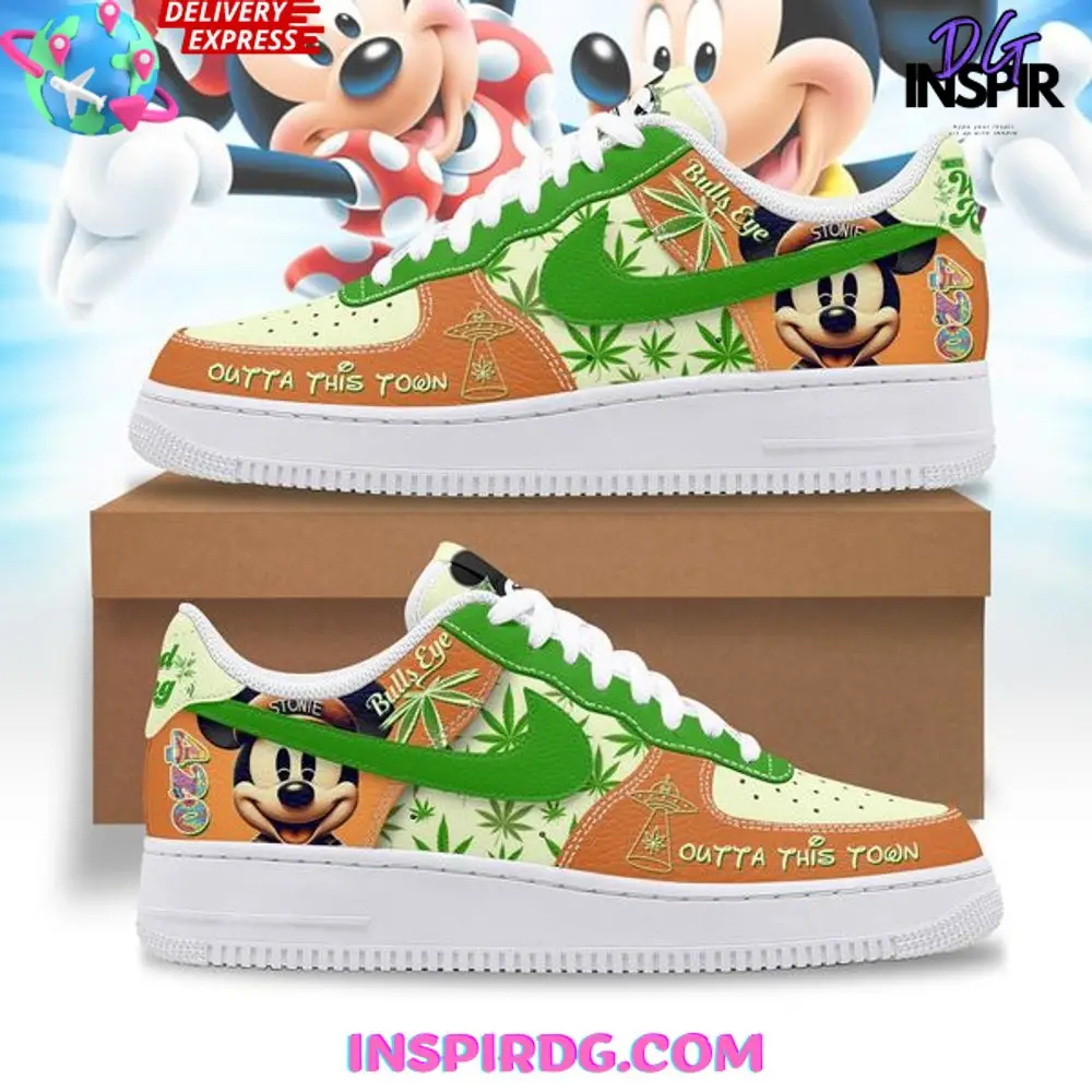 Mickey Weed King 420 Air Force 1 Shoes