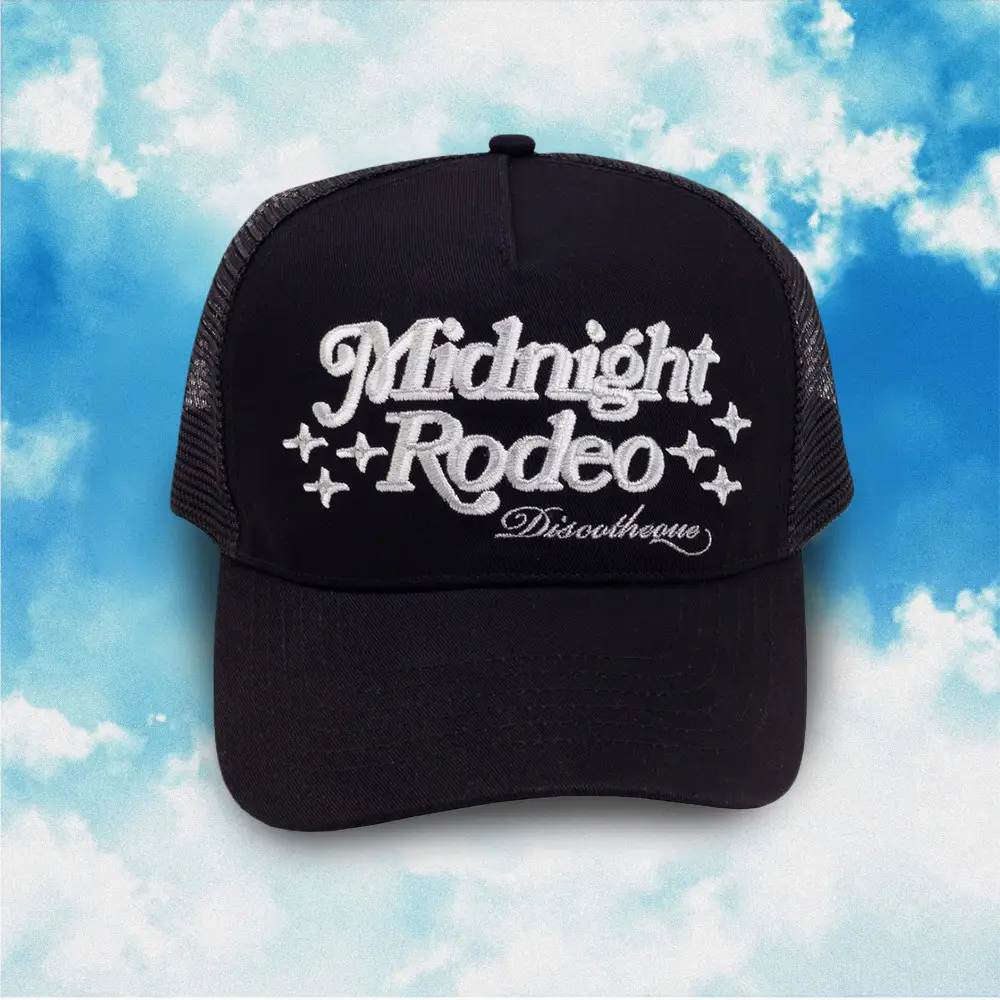 Midnight Rodeo Hat Embroidered Trucker Hat Music Lovers Gifts For Fans
