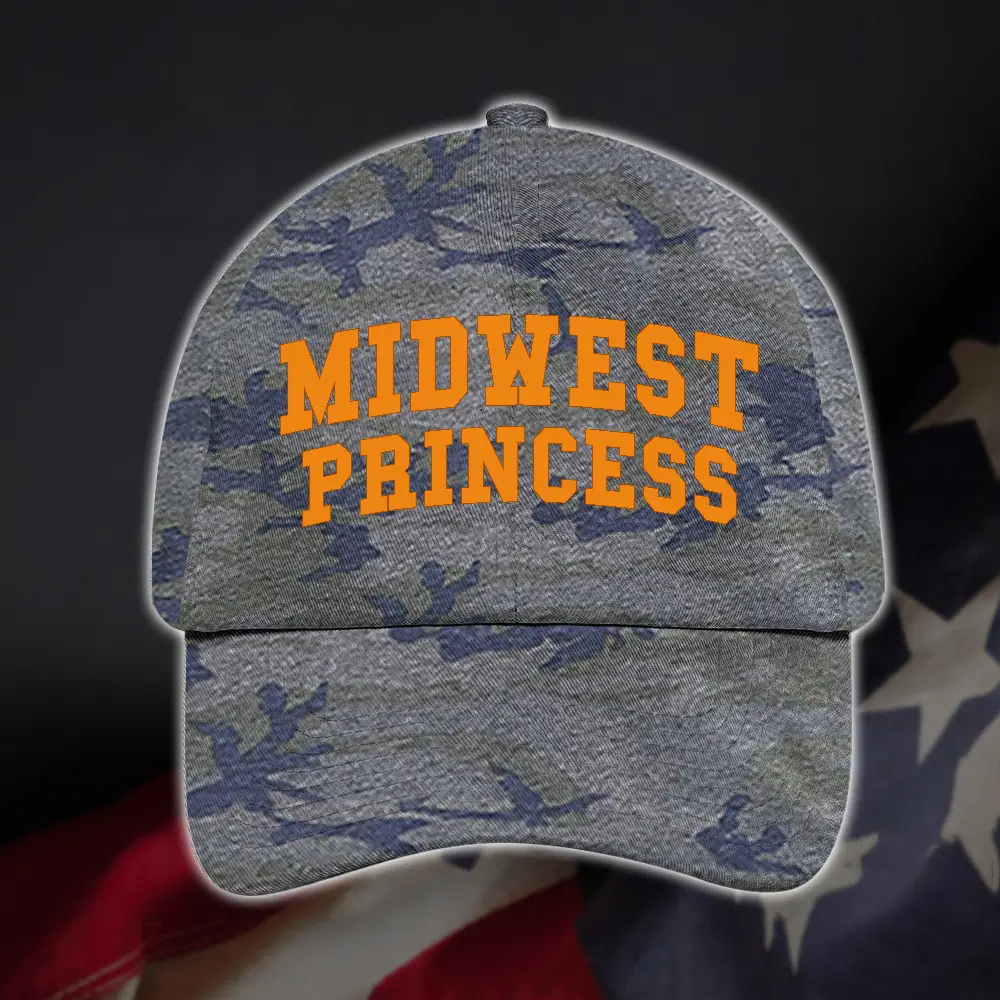 Midwest Princess Hat Harris Walz Camo Hat President Campaign Harris Walz Merch