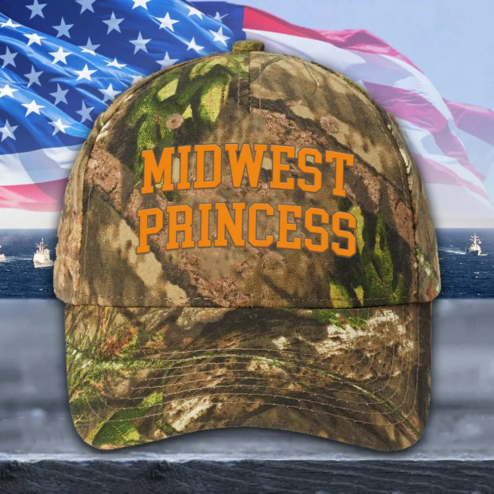 Midwest Princess Hat Mossy Oak Camo Printed Hat Harris Walz '24 Hat