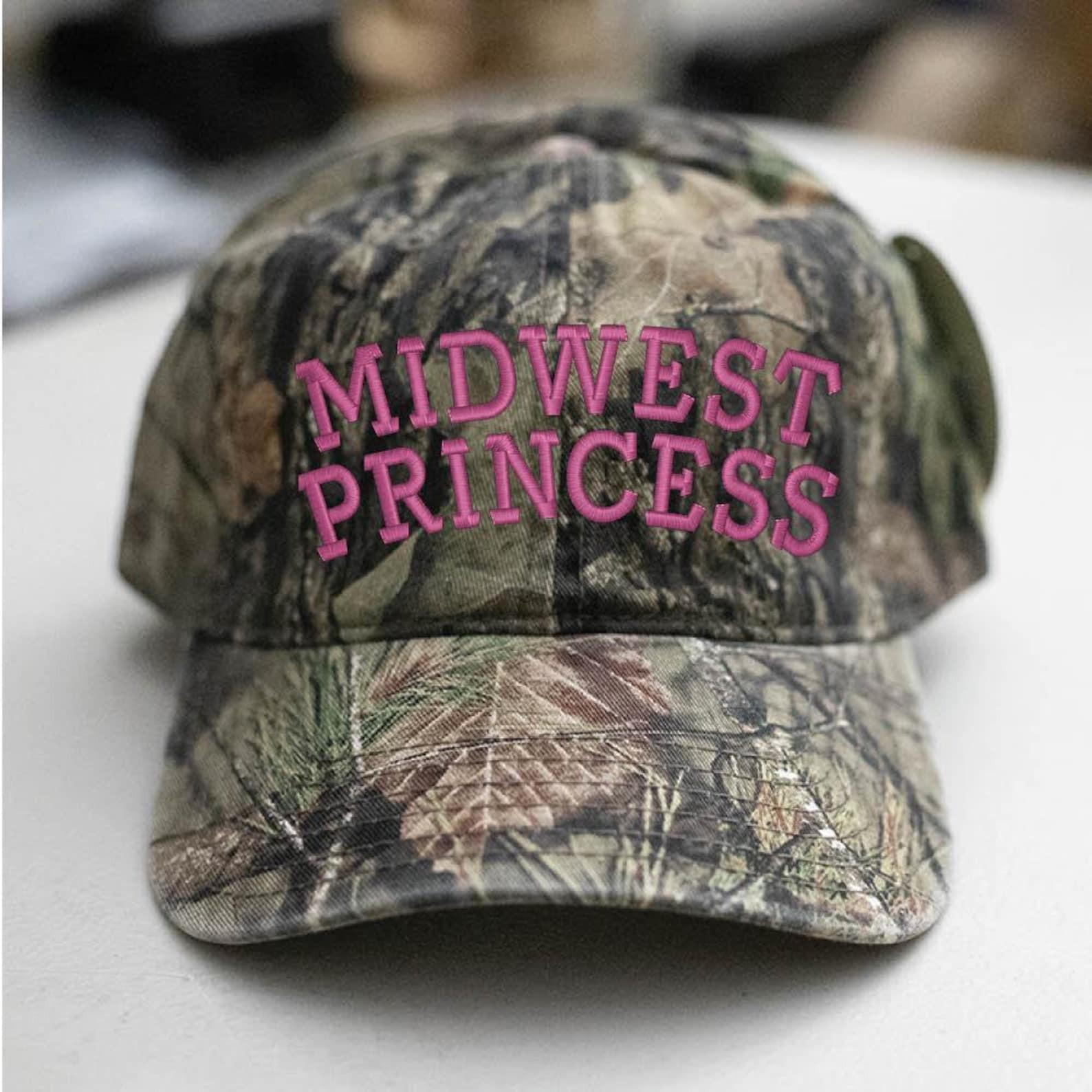 Midwest Princess Mossy Oak Camo Hat Camouflage Baseball Cap Gifts For Him Her