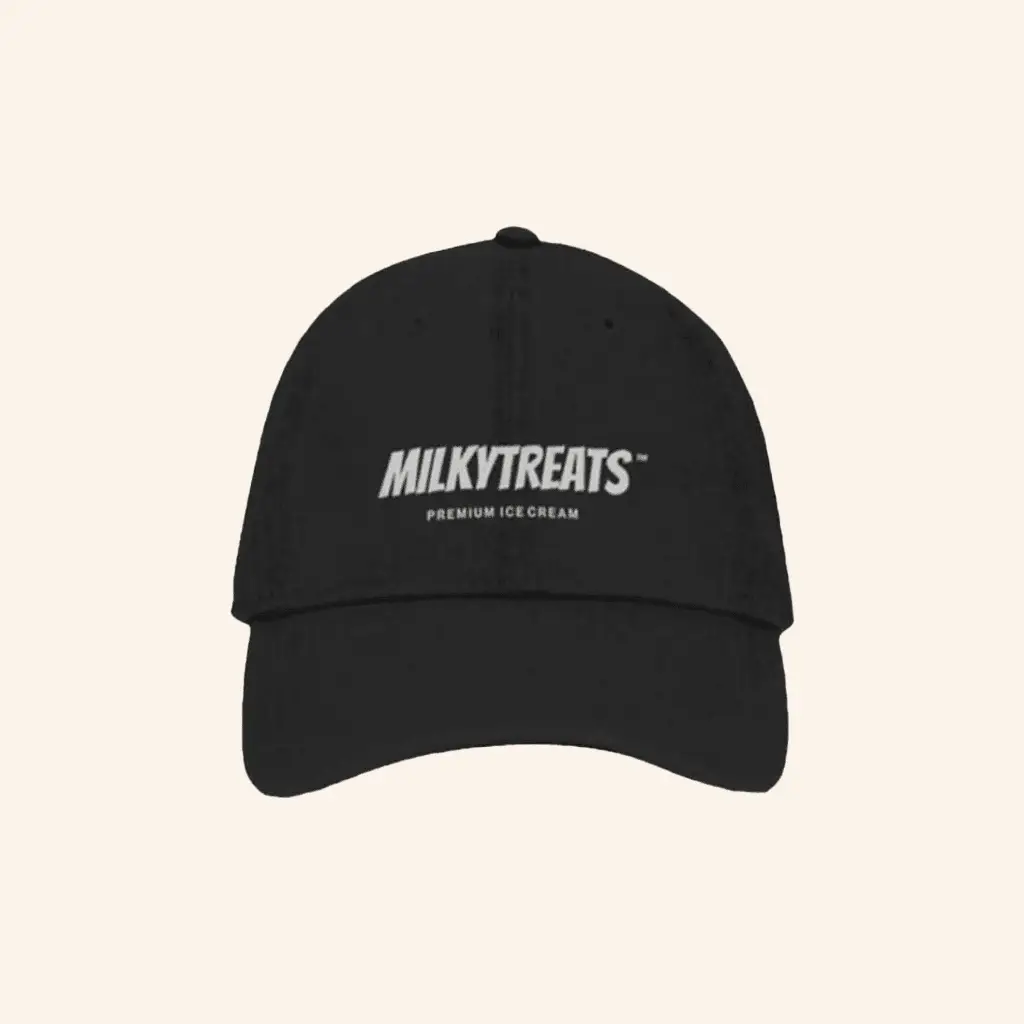 Milkytreats Merch Embroidered Hat Present For Husband -WearandDecor