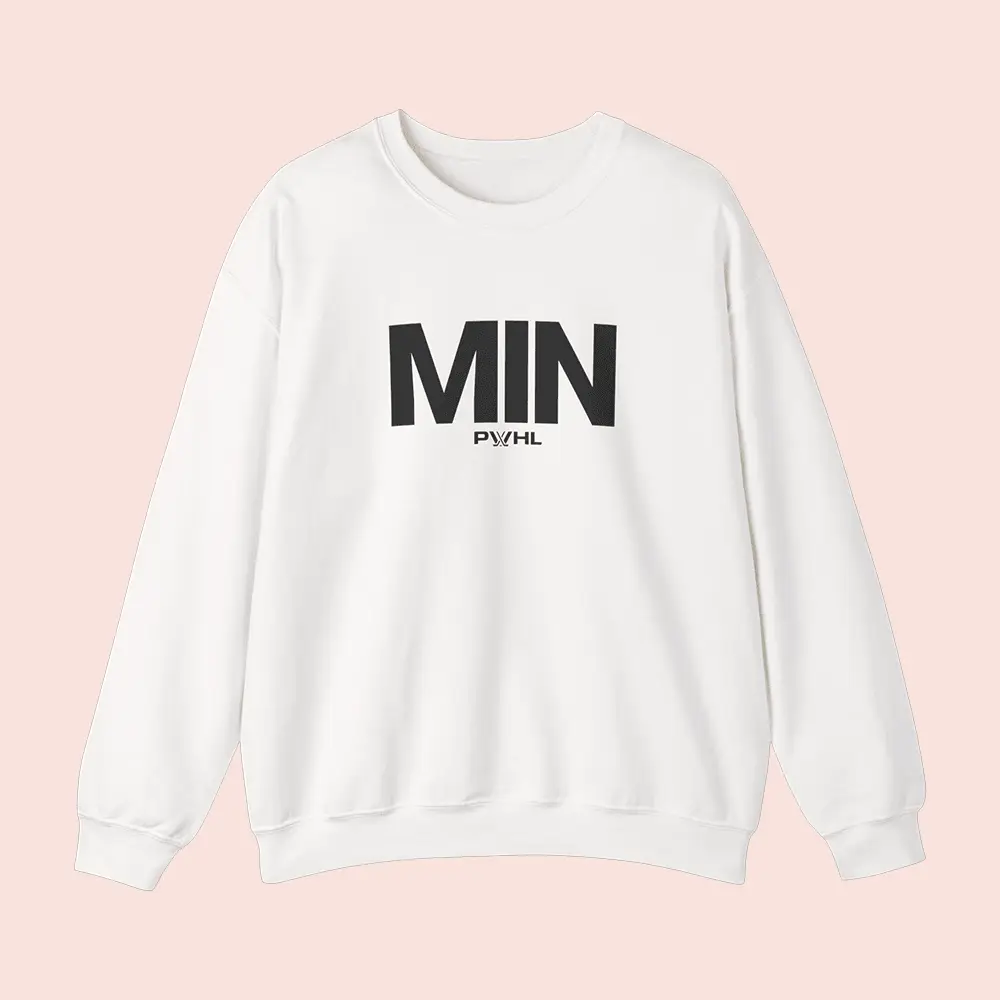 MIN Pwhl Minnesota Team Sweatshirt Professional Women's Hockey League Merch Fan Gift For Her MIN Pwhl Minnesota Team Sweatshirt Professional Women's Hockey League Merch Fan Gift For Her - Image 1