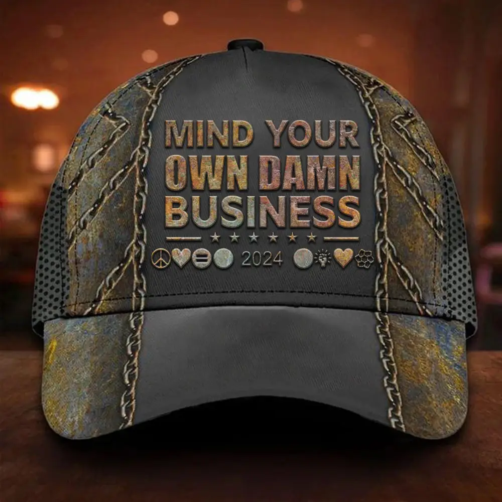Mind Your Own Damn Business 2024 Kamala Harris Hat Kamala Campaign Political Hat