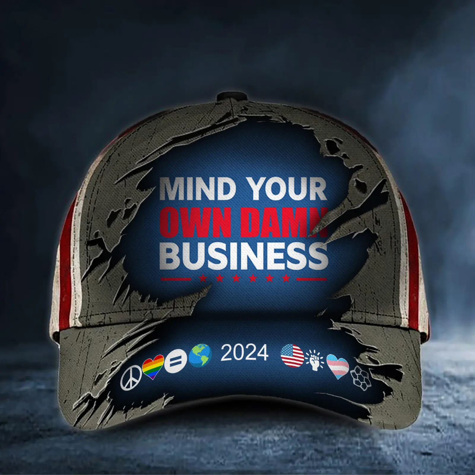 Mind Your Own Damn Business 2024 Kamala Hat Kamala Harris Campaign Hat Voters Gifts