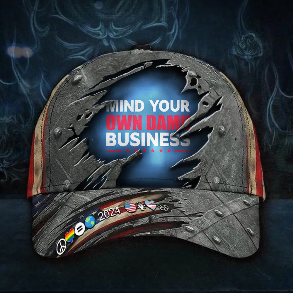 Mind Your Own Damn Business 2024 Kamala Hat Kamala Harris Campaign Retro Hat Gifts For Him