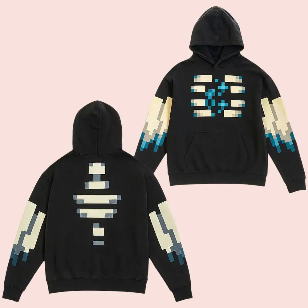 Minecraft Warden Hoodie Very Cool X Minecraft Merch Warden Hoodie Clothing Gift For Game Lovers