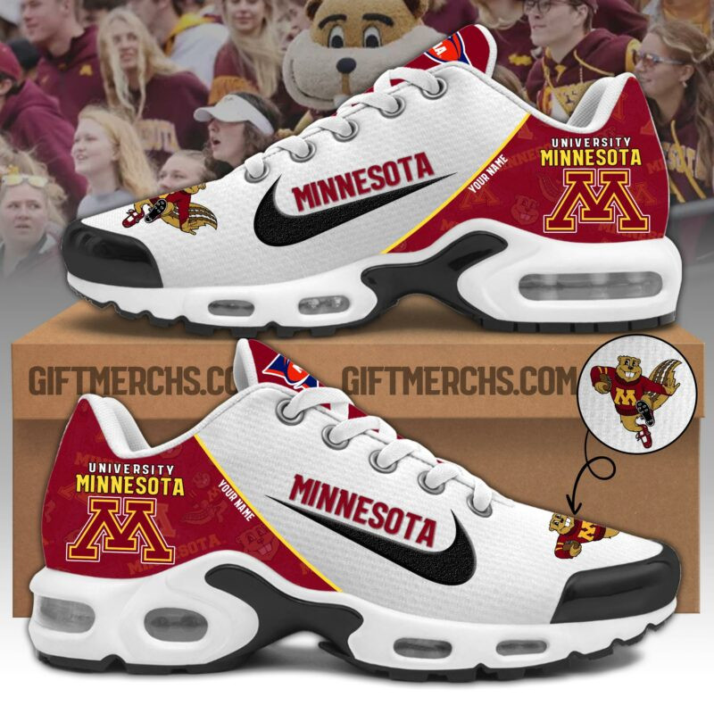 Minnesota Golden Gophers Shoes 2025 Version Custom Name, Shoes For Sport Fan, Sport Gifts Ph270