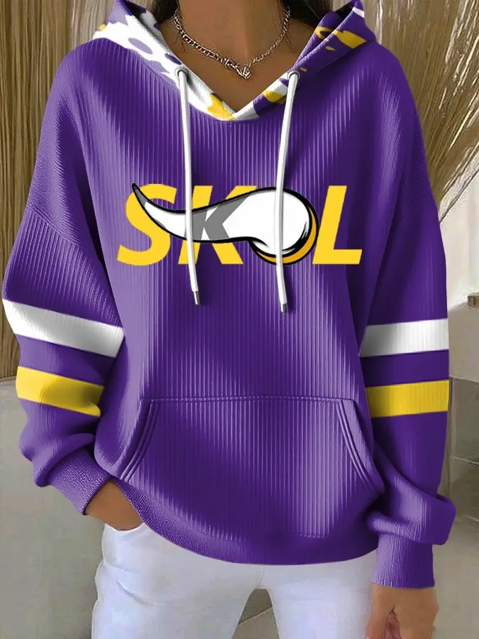 Minnesota Vikings Hoodie Game Day Fan Merch Football Vikings Gifts For Her