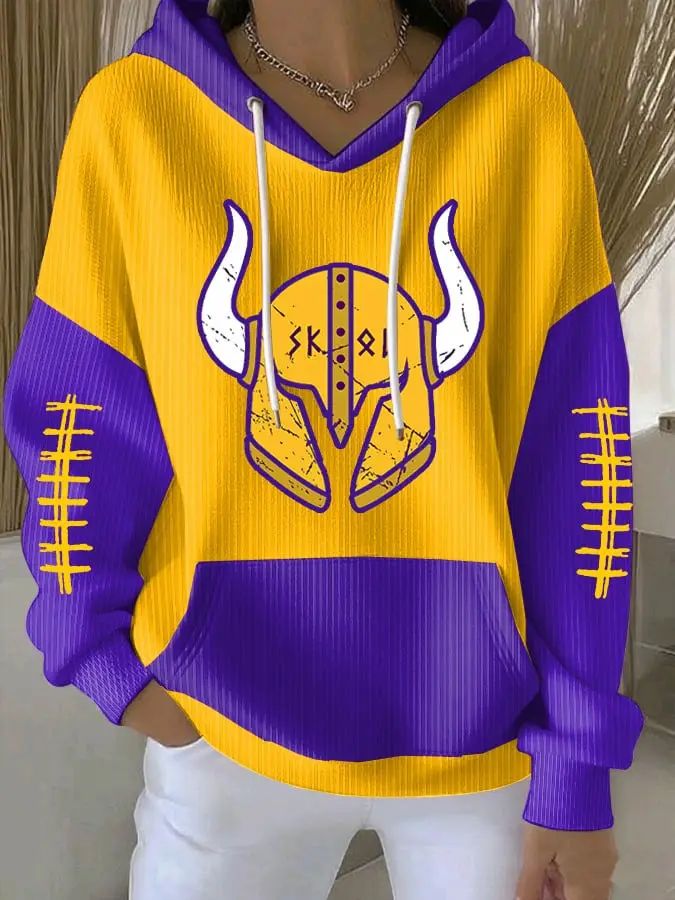 Minnesota Vikings Hoodie MN Vikings Clothing Women's Game Day Fan Merch Christmas Gifts