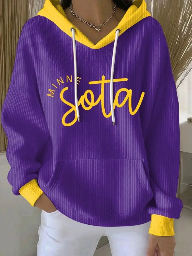 Minnesota Vikings Hoodie Vikings Football Merchandise Game Day Best Vikings Gifts For Her