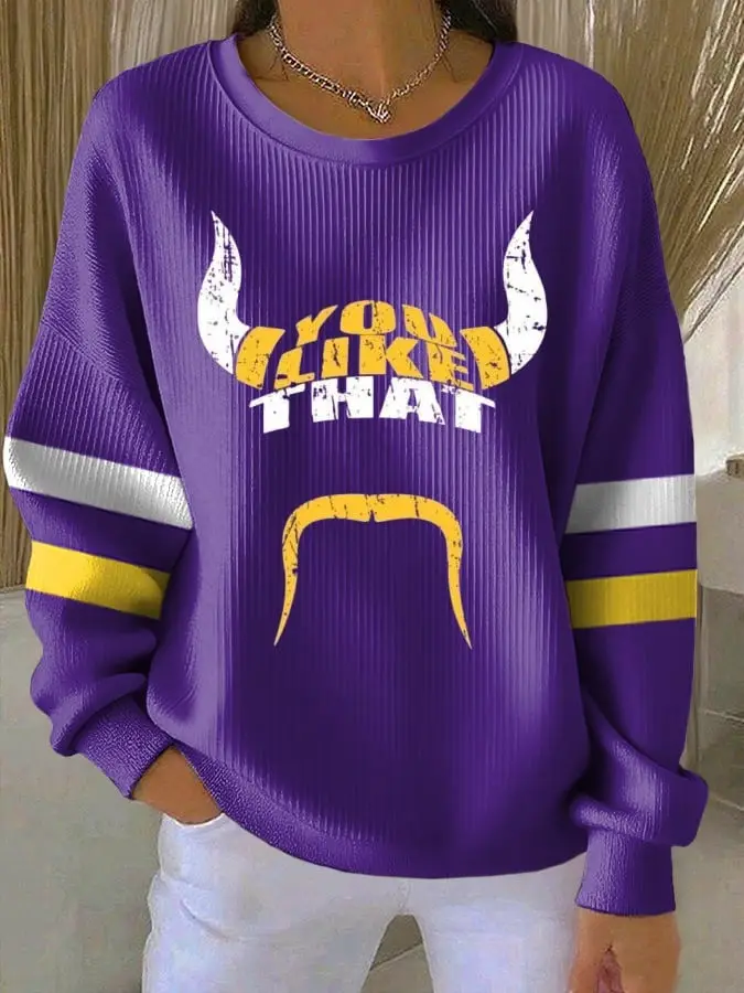 Minnesota Vikings Sweatshirt Minnesota Vikings Women's Apparel Game Day Gifts For Fans