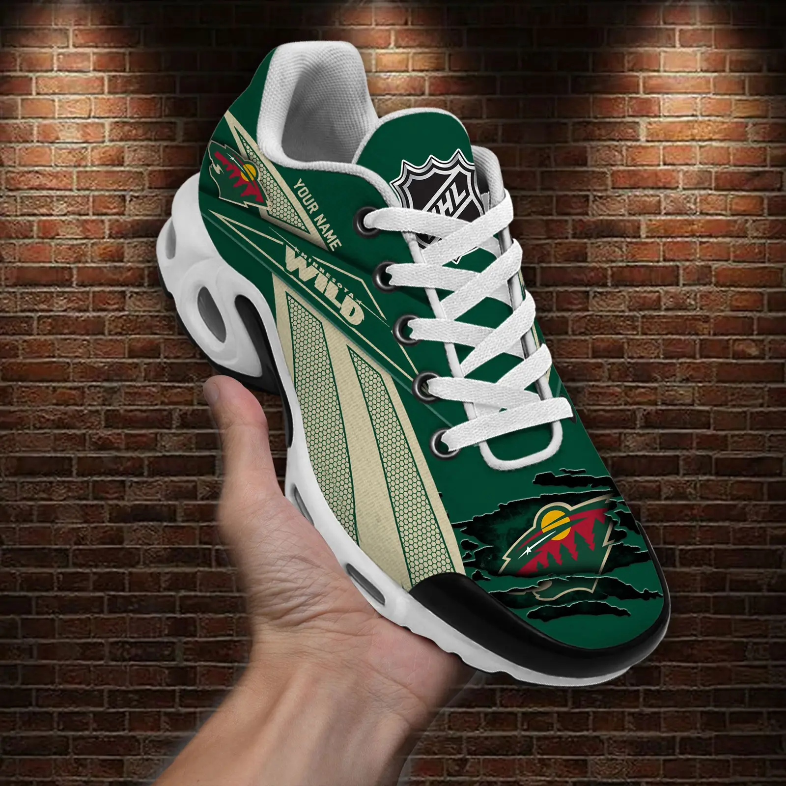 Minnesota Wild Air Max Plus Shoes Sneakers For Men And Women Minnesota Wild Air Max Plus Shoes Sneakers For Men And Women - Image 1