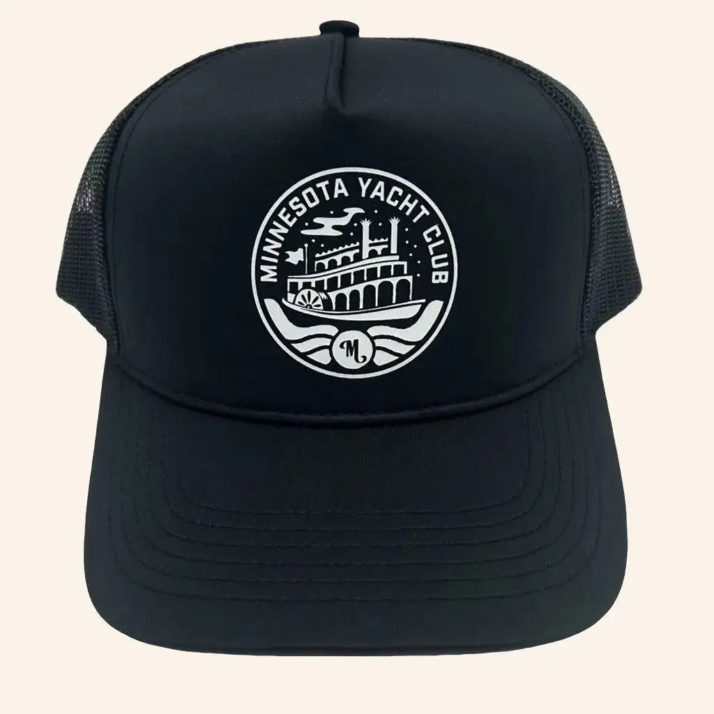 Minnesota Yacht Club Festival Merch Minnesota Yacht Club Logo Trucker Hat Dad Gifts -WearandDecor