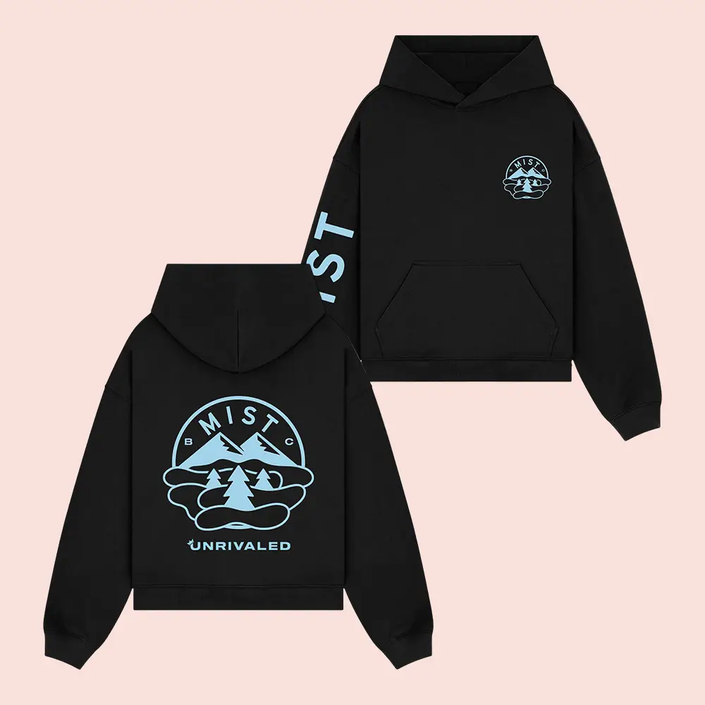 Mist Basketball Club Logo Hoodie Unrivaled Basketball Apparel Present For Fans