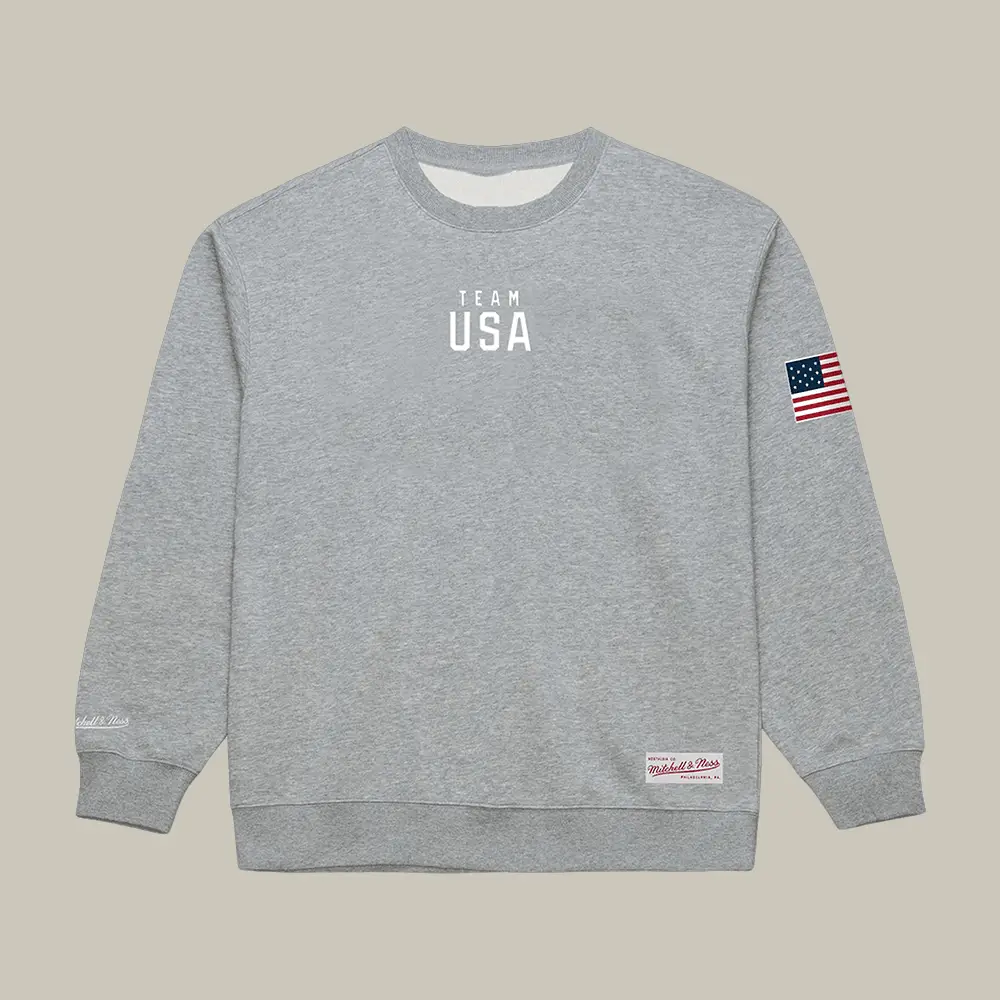 Mitchell & Ness Team USA Coach Snoop Sweatshirt Winter Olympics 2026 Sweatshirt Gift For Fan