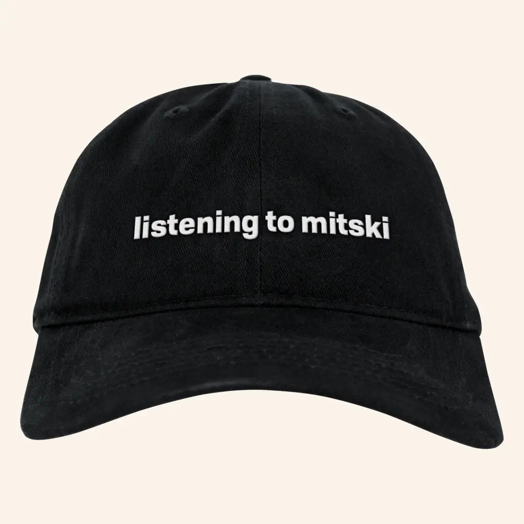 Mitski Merch Listening To Mitski Embroidered Hat Music Related Gifts For Guys
