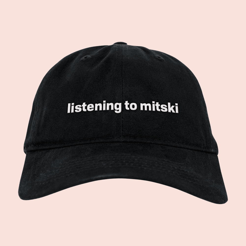 Mitski Merch Listening To Mitski Hat Mitski Fan Baseball Cap Merchandise Gifts For Friends