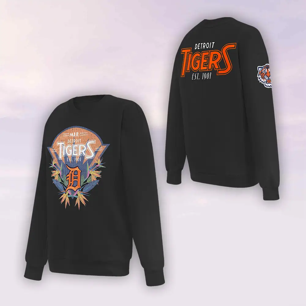 MLB Detroit Tigers Paradise Sweatshirt Football Lovers Apparel Gift For Fans