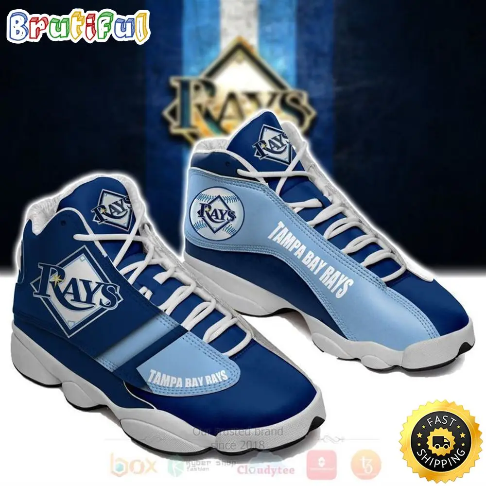 MLB Tampa Bay Rays Air Jordan 13 Shoes V6 MLB Tampa Bay Rays Air Jordan 13 Shoes V6 - Image 1