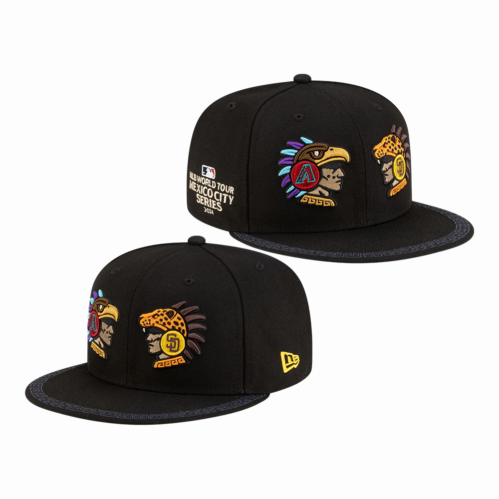 MLB World Tour Mexico City Series 2026 Snapback Hat Baseball Merch Best Gift For Brothers MLB World Tour Mexico City Series 2026 Snapback Hat Baseball Merch Best Gift For Brothers - Image 1