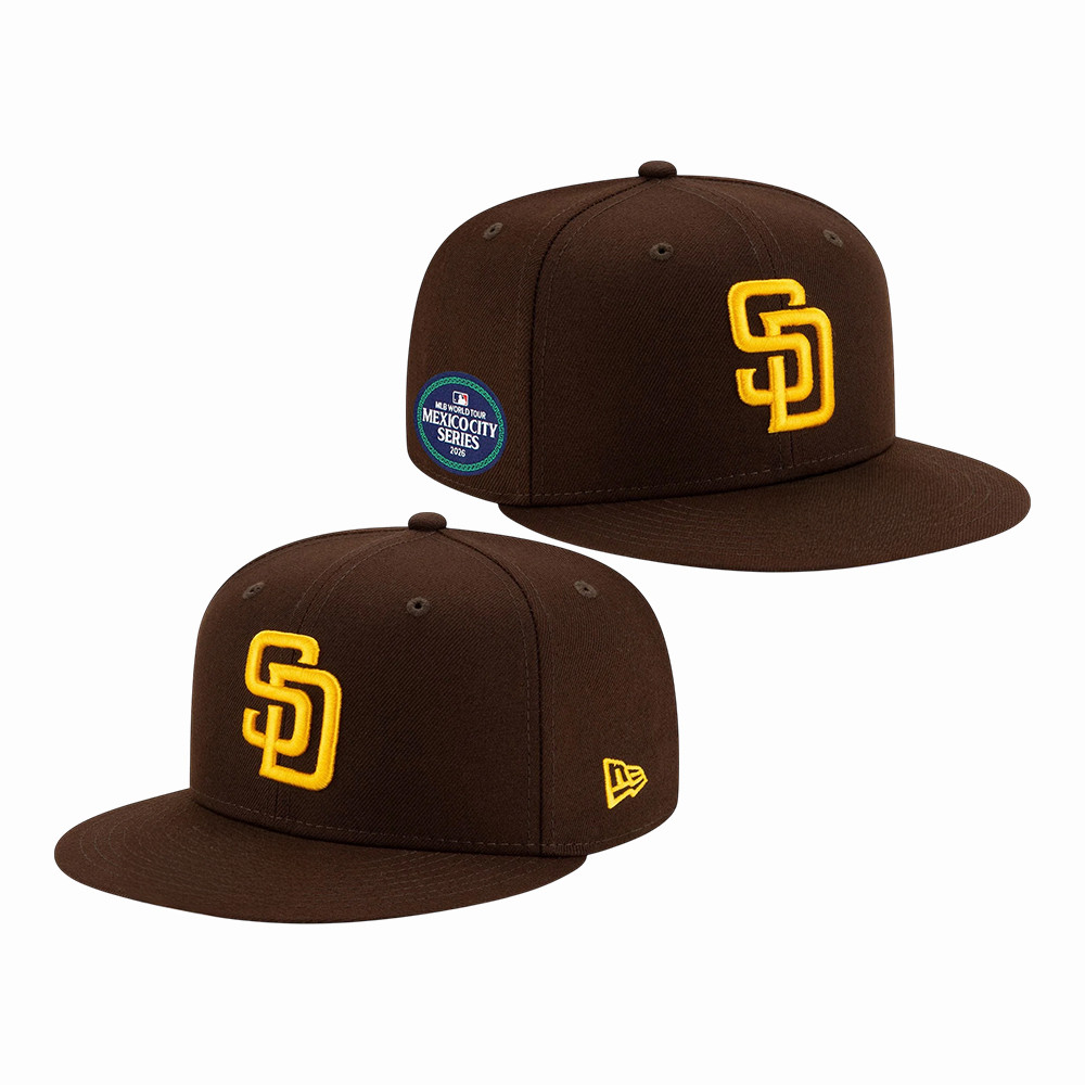 MLB World Tour Mexico City Series Snapback Hat Game Day Cap Baseball Gear For Him MLB World Tour Mexico City Series Snapback Hat Game Day Cap Baseball Gear For Him - Image 1
