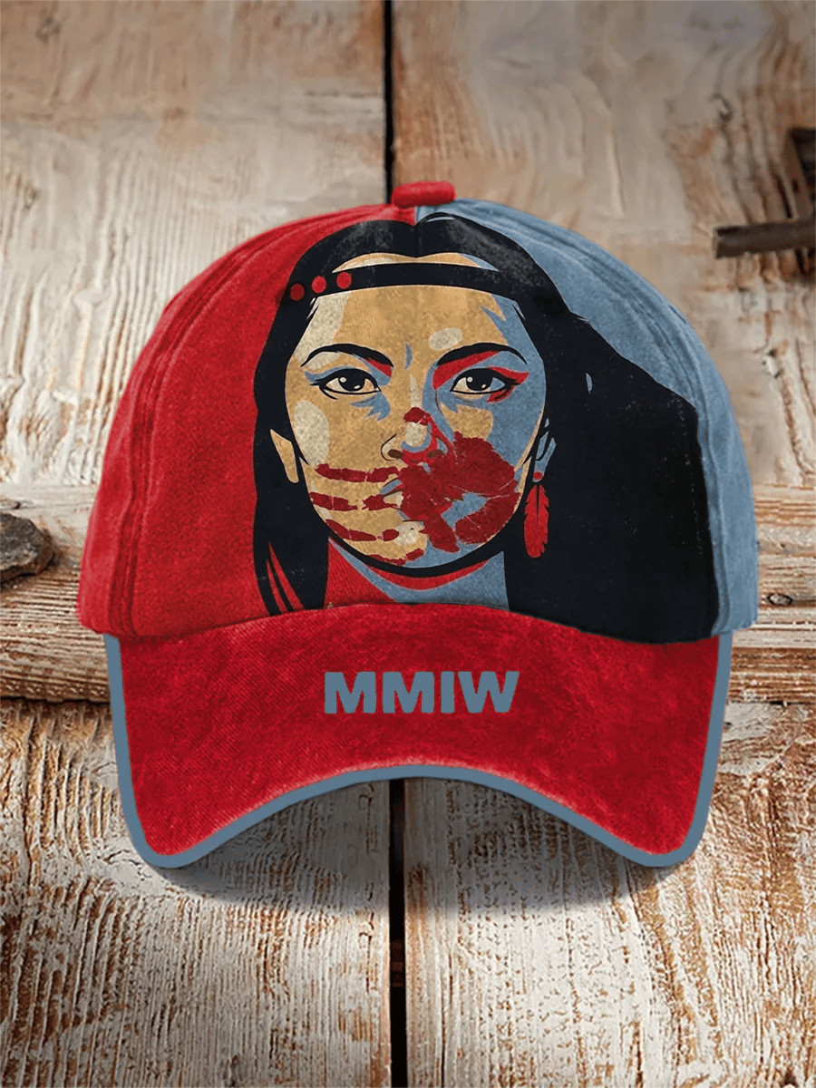 MMIW Awareness Indigenous Women Graphic Hat MMIW Awareness Cap Ferminist Supporter Gift MMIW Awareness Indigenous Women Graphic Hat MMIW Awareness Cap Ferminist Supporter Gift - Image 1