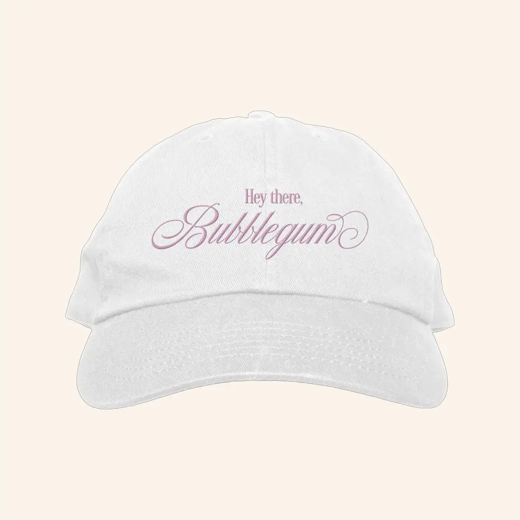 Molly Grace Merch Embroidered Hey There Bubblegum Hat Gifts For Music Lovers -WearandDecor