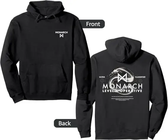 Monsterverse Hoodie Monarch Level 6 Operative Cool Clothing Gift For Fans