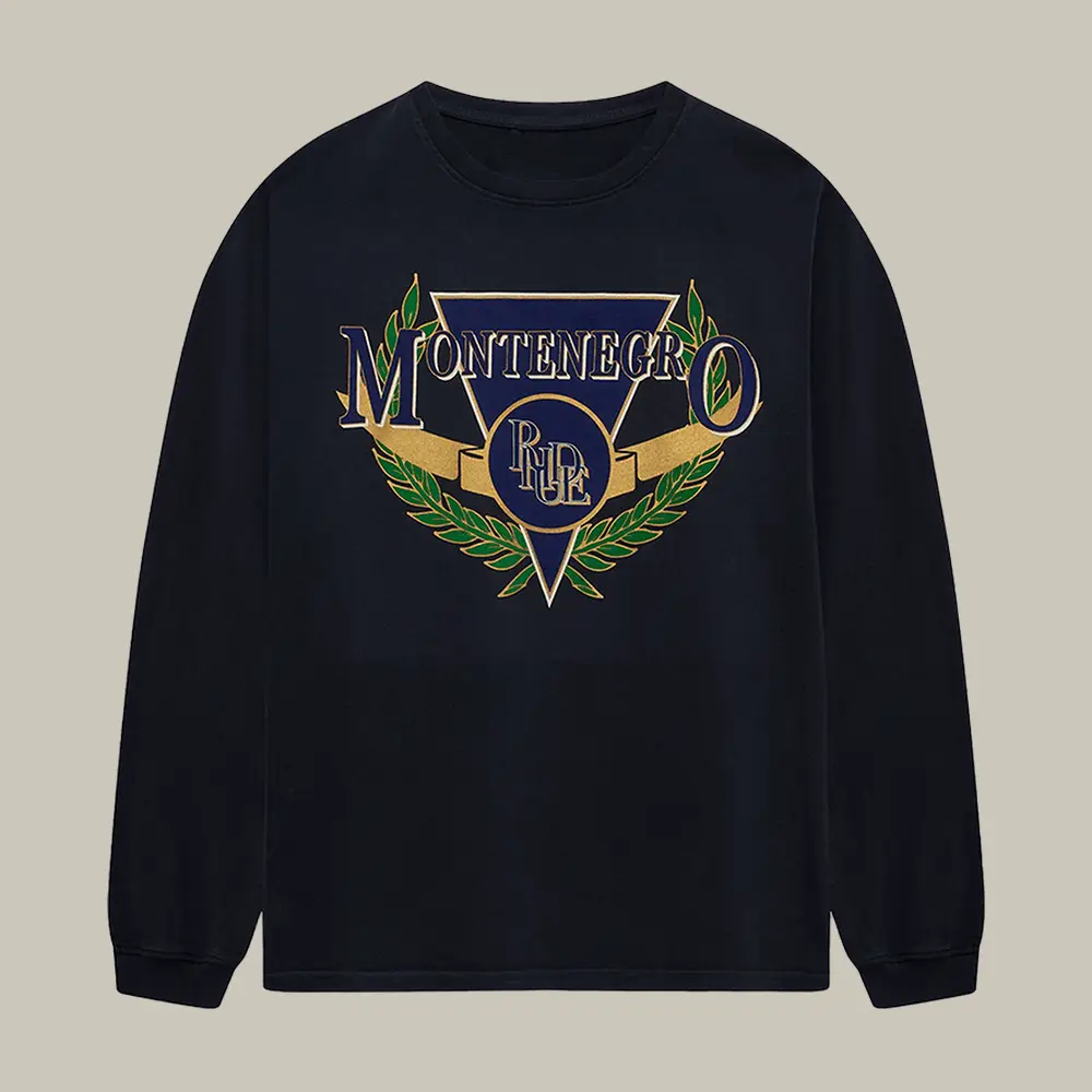 Montenegro Regatta Ls Rhude Sweatshirt Streetwear Apparel Rhude Gift For Friends