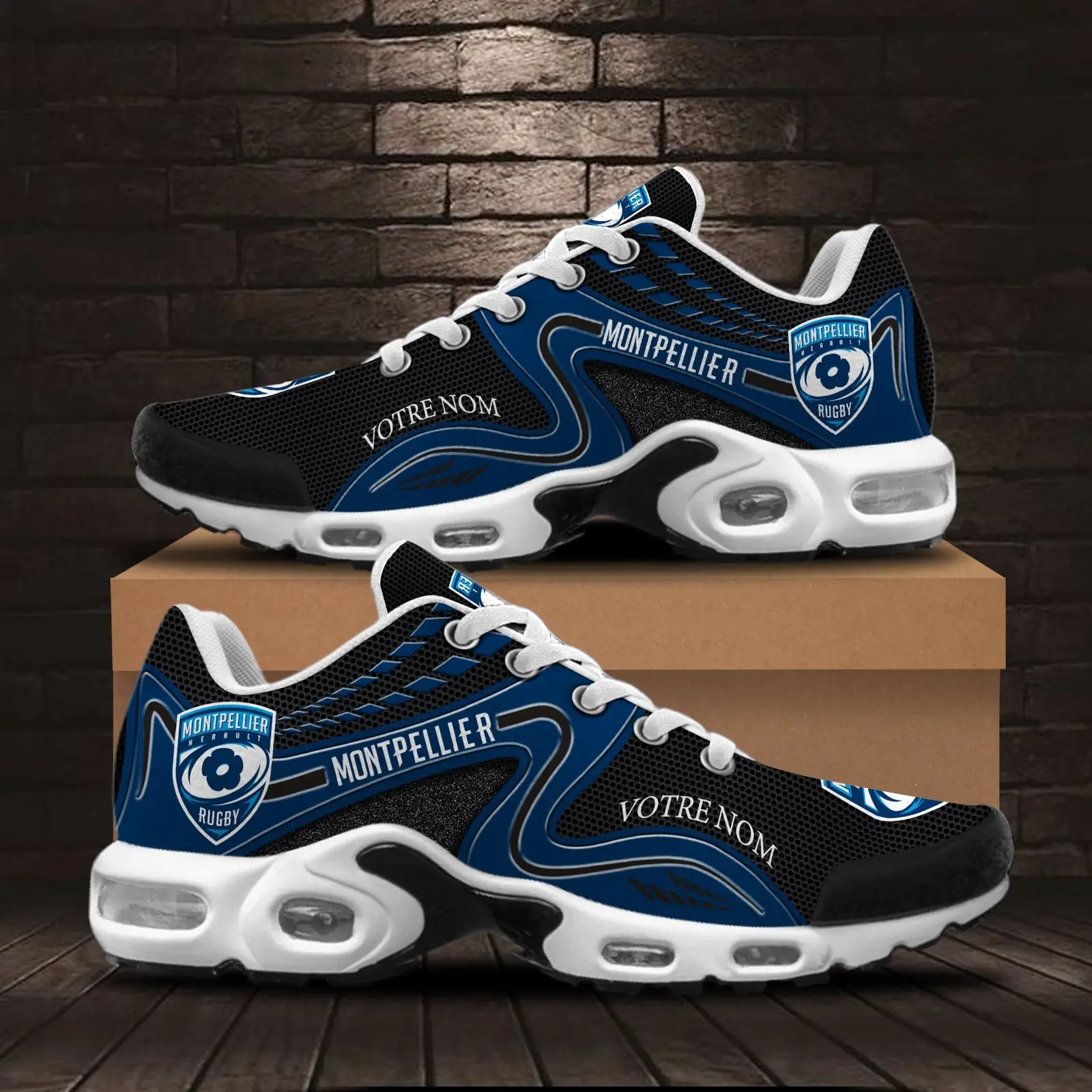 Montpellier Herault Rugby Air Max Plus Shoes Sneakers For Men And Women Montpellier Herault Rugby Air Max Plus Shoes Sneakers For Men And Women - Image 1