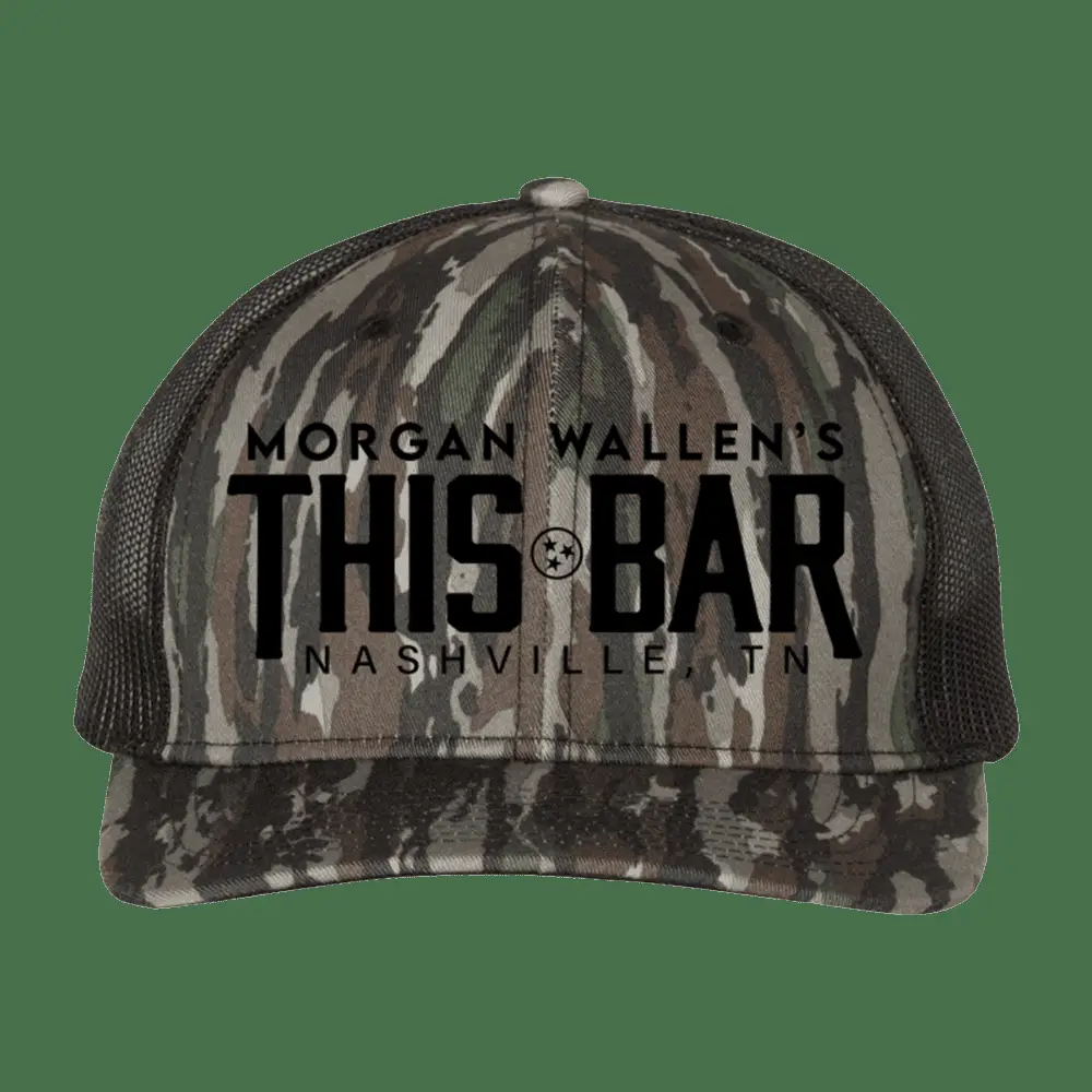 Morgan Wallen Hat Morgan Wallen This Bar Camo Hat Best Father's Day Special Gifts -WearandDecor