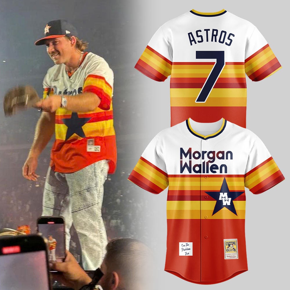 Morgan Wallen I'm The Problem Tour In Houston Jersey Morgan Wallen Merch Best Fan Gifts