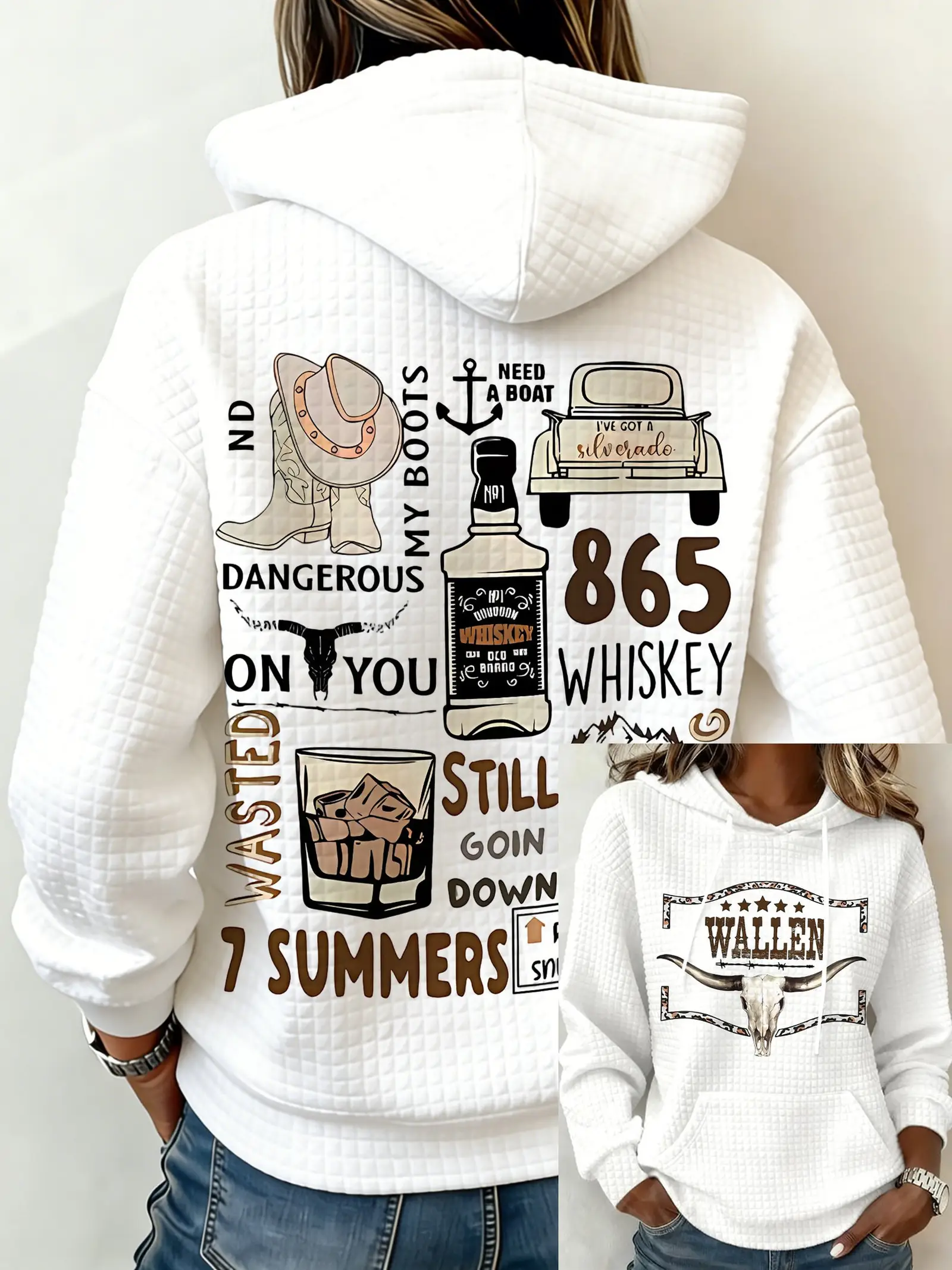 Morgan Wallen Merch 7 Summers Hooded Sweatshirt Good Gifts For Girlfriend