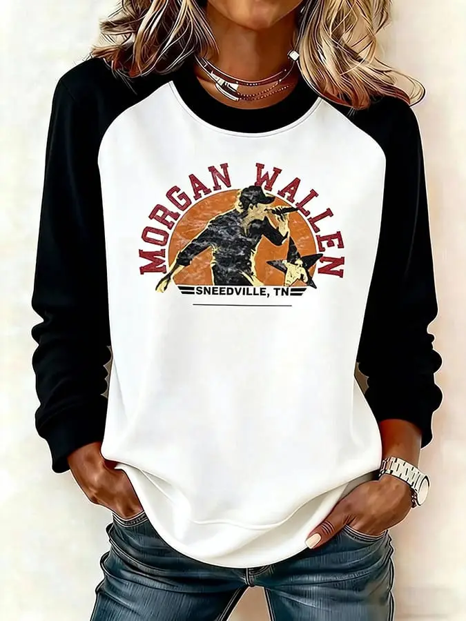 Morgan Wallen Merch Country Music Lovers Sweatshirt Gifts For Music Collectors