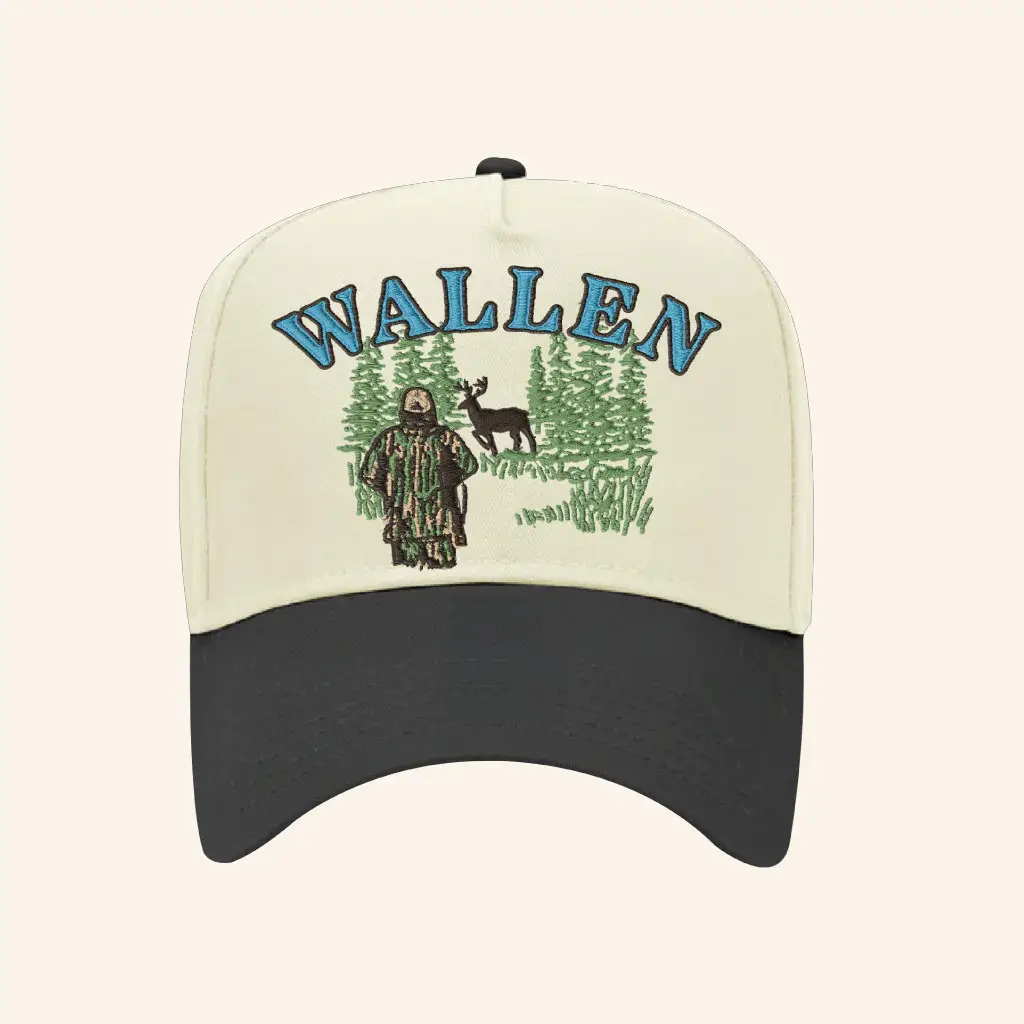 Morgan Wallen Merch Embroidered Wallen Hunting Hat Best Christmas Gifts For Dad - WearandDecor