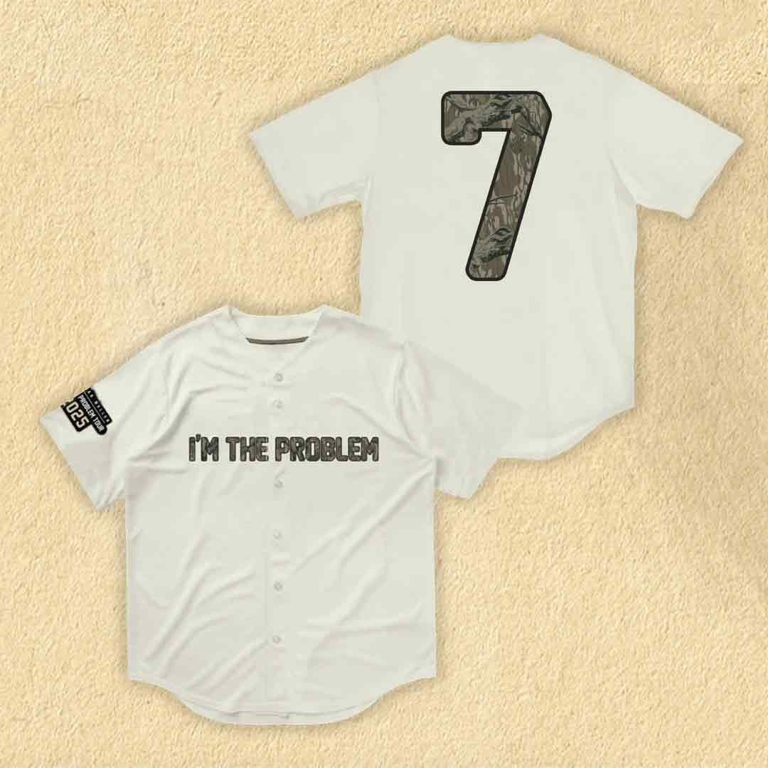 Morgan Wallen Merch I’m The Problem Tour Jersey MW Lover Clothing Concert Gifts