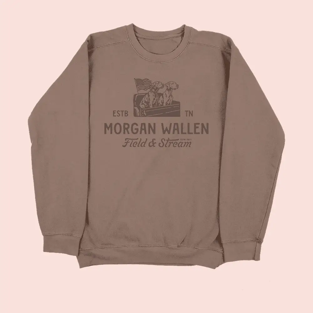 Morgan Wallen Merch Morgan Wallen X Field And Stream Sweatshirt Gifts For Music Lovers